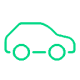 Green Car Icon To Illustrate Expenses Mileage Feature On Business Central Mobile Expenses App