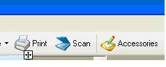 Scan button on main toolbar