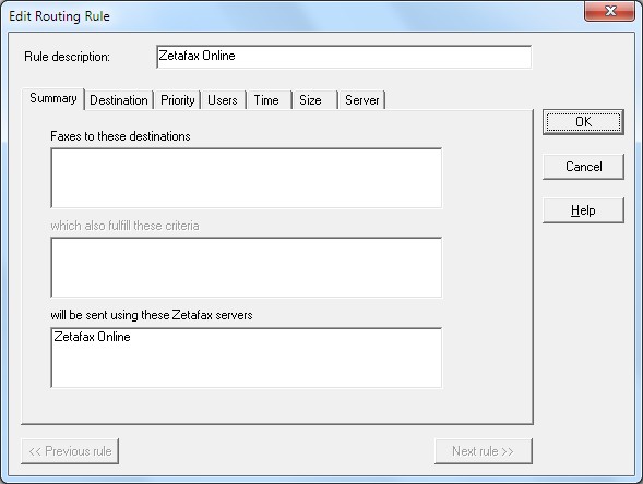 ZFonline routing_summary